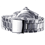 Якісний чоловічий годинник круглий класичний, гарний бюджетний кварцовий чоловічий годинник, фото 2