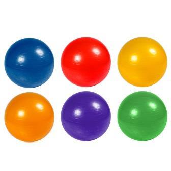 М'яч для фітнесу BT-SFB-0010 гімнастичний фітбол 75 см. гладкий для дітей та дорослих спорт ABS