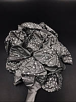 Воздушный шар металлик серебро звезды 30 см Китай поштучно