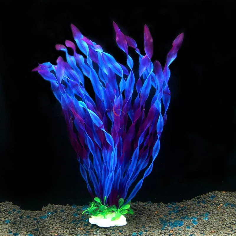 Штучні водорості для акваріума 29-33см, ширина-6см, пластик, фото 1