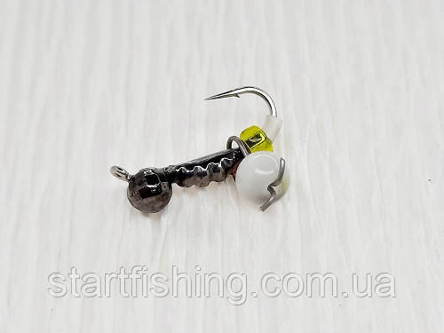 Купить Мормишка вольфр. Start Fishing Пуголовок-личинка кр №16 Black 3. ...