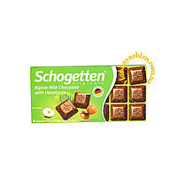 Шоколад Schogetten Alpine Milk Chocolate with Hazelnuts (Лесной Орех) 100г