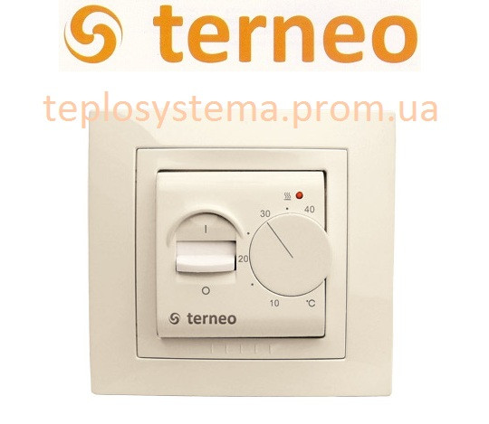 Терморегулятор для теплої підлоги TERNEO mex unic (слонова кістка), Україна