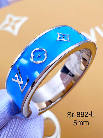 Каблучка Stainlees Steel (преміум) Sr-882(6,7,8,9)(14-K), фото 1