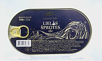Шпроты в масле Большие Amberfish Lielas Sprats 190 г Латвия