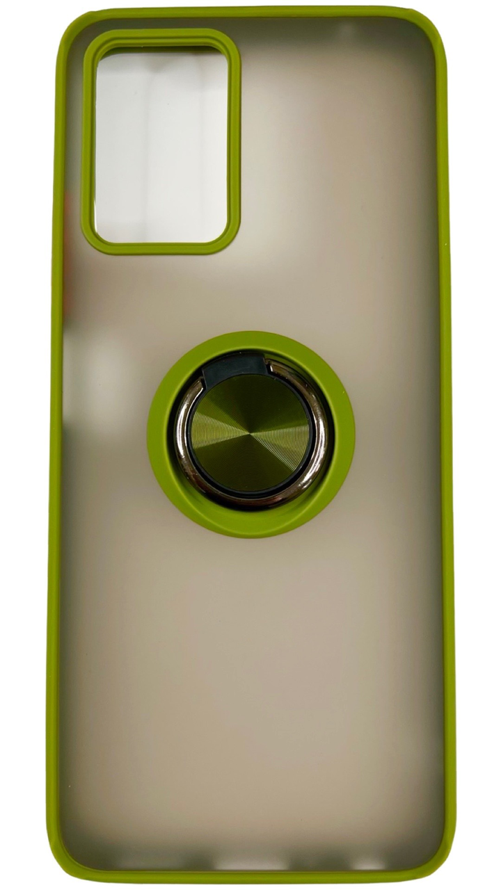 TPU чохол накладка Matte Ring Magnit для ZTE Blade V30 Vita (на зті блейд на30 гіта) світло-зелений