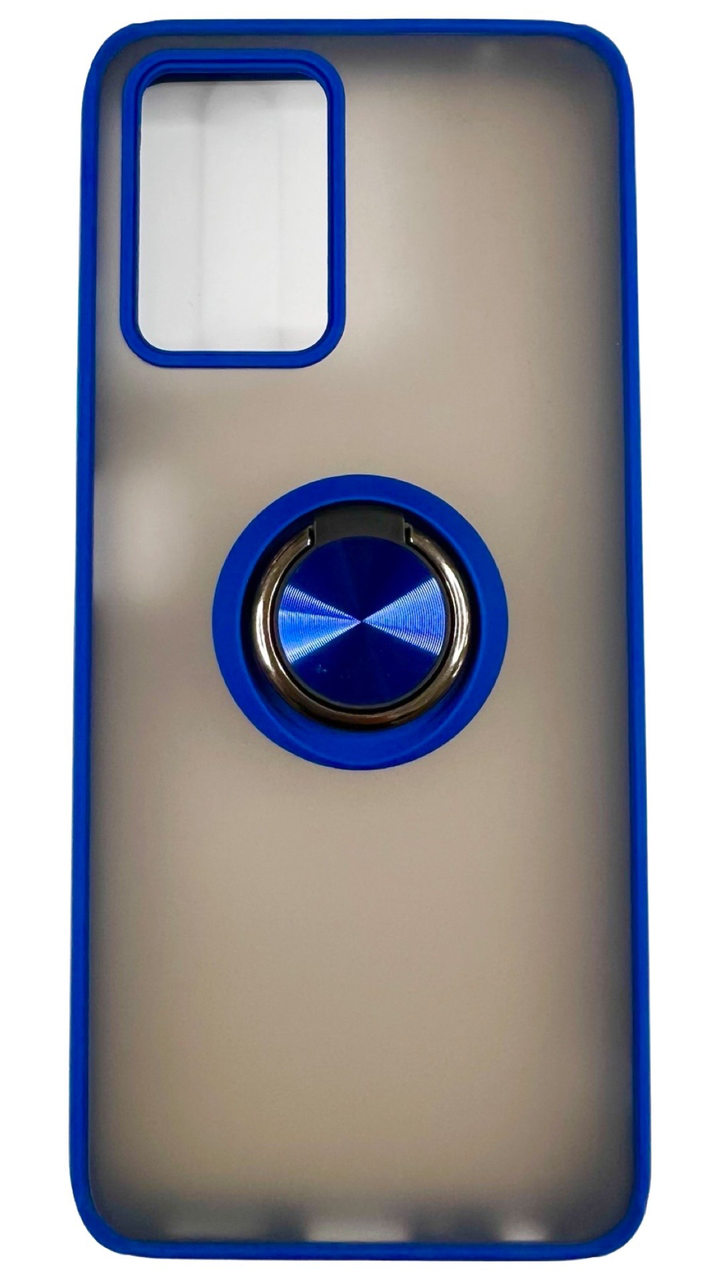 TPU чохол накладка Matte Ring Magnit для ZTE Blade V30 Vita (на зті блейд на30 віта) синій