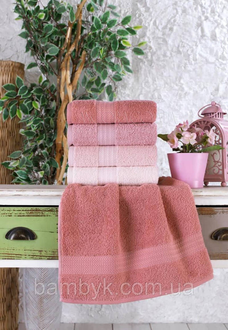 Рушники Бавовняні Лицьові в наборі 4 шт 50x90 Gulcan Туреччина