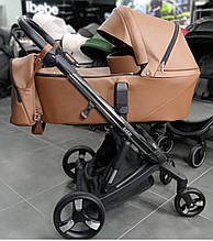 Універсальна коляска 2 в 1 Ibebe i-stop 22 (АйБебе ай-стоп 22) екошкіра