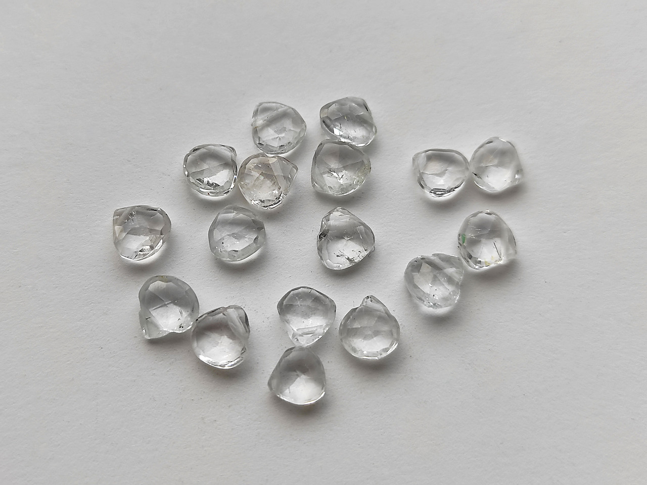 Білий топаз - підвіски, фото 1