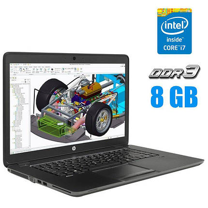 Ноутбук HP ZBook 15u G2/ 15.6" (1920x1080)/ Core i7-5500U/ 8 GB RAM/ 256 GB SSD/ FirePro M4170 1GB, фото 1