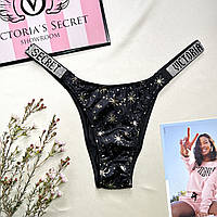 Трусики Shine Strap Brazilian Panty Victoria's Secret, розмір XS