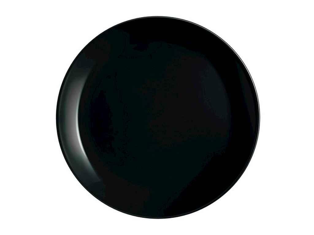 Тарілка обідня 250мм кругла Diwali Black P0867 ТМ LUMINARC BP, фото 1