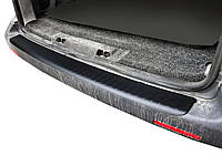 Накладка на задний бампер с загибом (ABS-пластик) Матовая для авто.модел. Volkswagen T5 2010-2015 гг