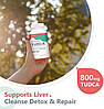 Для печінки KoNefancy TUDCA with Humic and Fulvic Acids & Herbal Blend 1000 мг на порцію 60 капсул, фото 3