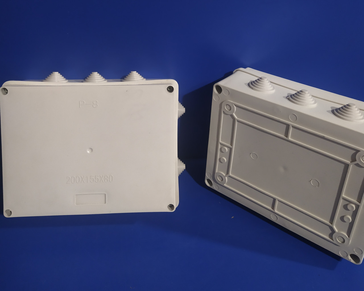 Коробка распределительная наружная герметичная 200х155х80мм; 10-выводов ...