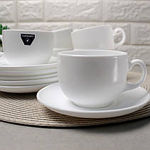 Класичний сервіз чайний з блюдцями Luminarc Essence 6х220 мл (P3380), фото 4