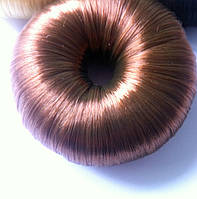 Бублук зі штучного волосся, для волосся д. 6 см