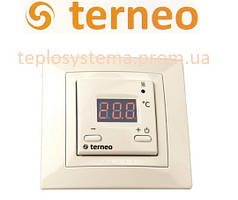 Терморегулятор для теплої підлоги TERNEO ST unic (слонова кістка), Україна