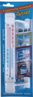 Термометр віконний вуличний « Липучка» Оконна