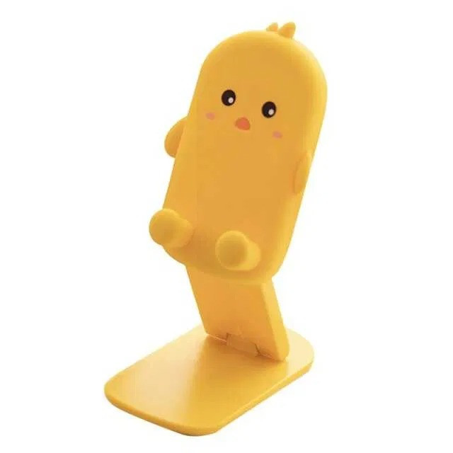 Настільна підставка тримач для телефону/планшета Desktop stand Animals жовта