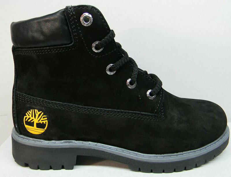 Ботинки зимние подростковые нубук черные 36, 37 размер Т0008 - фото 3 - id-p154948727