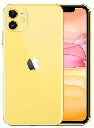 Смартфон Apple iPhone 11 64GB Yellow (MHDE3) Official Version Гарантія 12 місяців, фото 2