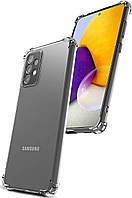 Силиконовый прозрачный чехол для Samsung Galaxy A32 усиленные углы