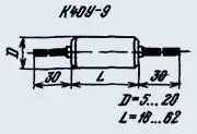 Конденсатор К40У-9 0.047 мкф 200 в