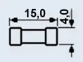 Вставка плавкая ВП1-1 0.5А