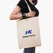 Еко сумка Ваше Лого (Your logo) (9227-2604-BG) бежева класік саржа