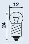 Лампа миниатюрная МН-3.5-0.26 Е10/13