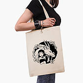 Еко сумка Тихіро Огіно Сен і Хакуо Віднесені примарами Spirited Away (9227-2647-BG) бежева класік саржа
