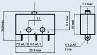 Микропереключатель МП9