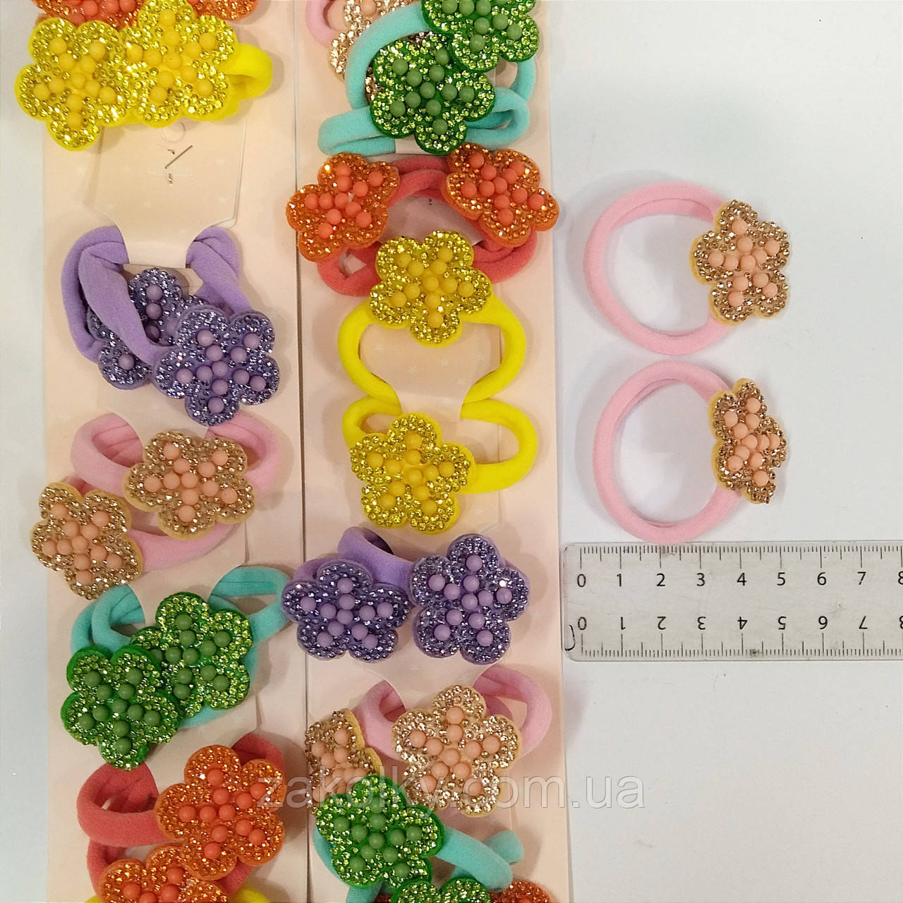 Гумка дитяча "блискучі квіточки"