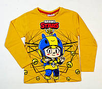 Кофты и свитера реглан лонгслив футболка с длинным рукавом на мальчика Ifba Желтый