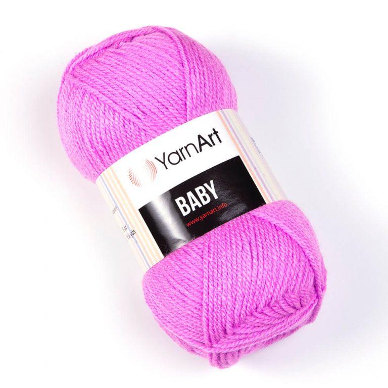 YarnArt Baby 635 бузково-рожевий