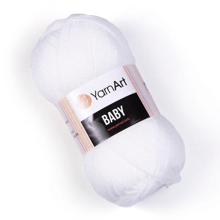 YarnArt Baby 501 білий