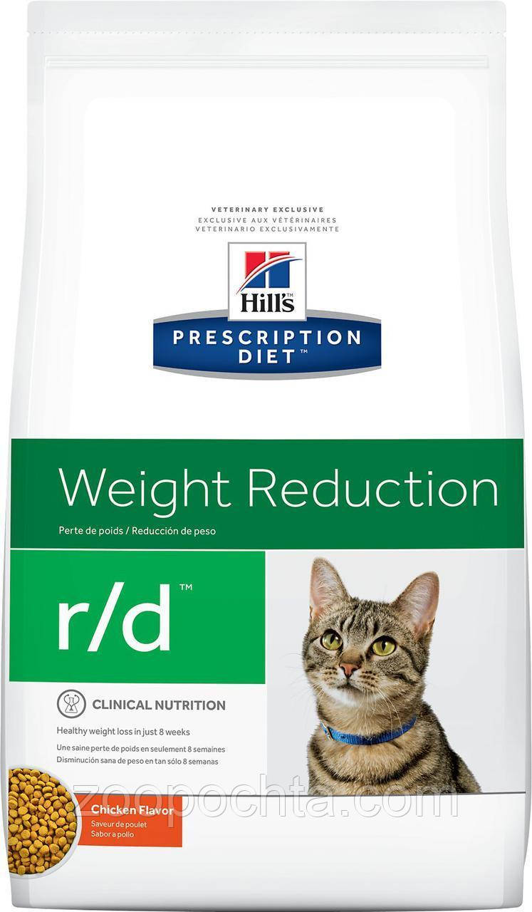 Hill's Prescription Diet r/d Feline — улюблений корм для регулювання надмірної ваги в кішок 5КГ