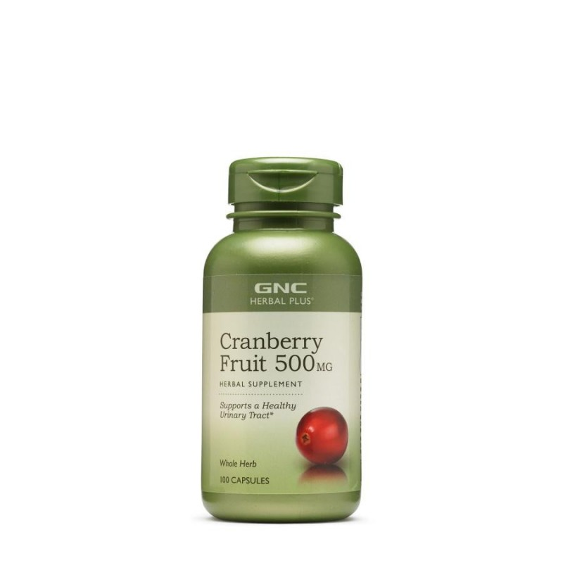 Журавлина / Cranberry Fruit, GNC Herbal Plus, USA, 500 mg 100 caps