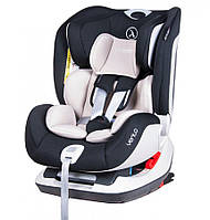 Автокресло детское до 6 лет (25 кг). 4 положения спинки Coletto Vento Isofix 9024-CVIs-13, black Т