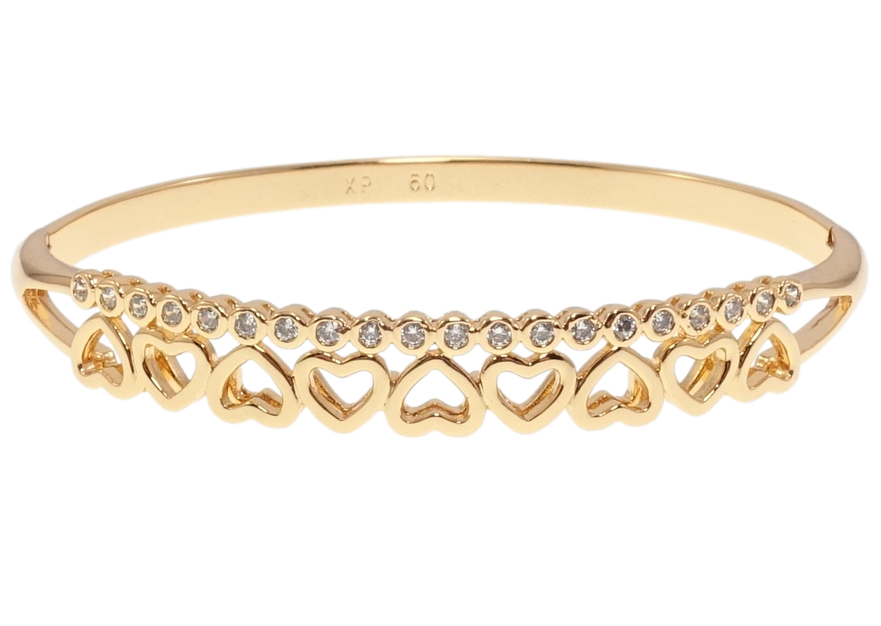 Браслет Xuping Позолота 18K "Романтизм" ø 6см