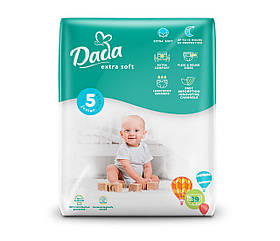 Підгузники дитячі 5 (11-25кг) 39шт Junior  Dada Extra Soft (Дада)