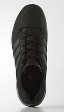 Кросівки чоловічі якісні з натурального нубука Adidas Daroga Plus Lea чорні 40 / 25cm / us-7 / uk-6.5, фото 6