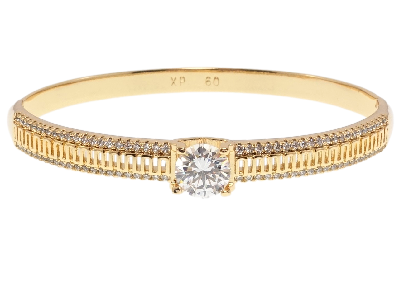 Браслет Xuping Позолота 18K "Витонченість" ø 6см