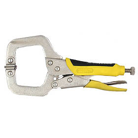 Кліщі затискні MASTERTOOL С-образні 165 мм 07-0903