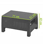 Набір меблів зі штучного ротанга Corfu Patio Три кольори, фото 2