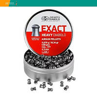 Пневматичні кулі JSB Exact Diabolo Heavy 4.52 мм, 0,67 г, 400 штук Чехія надкаліберні круглоголові