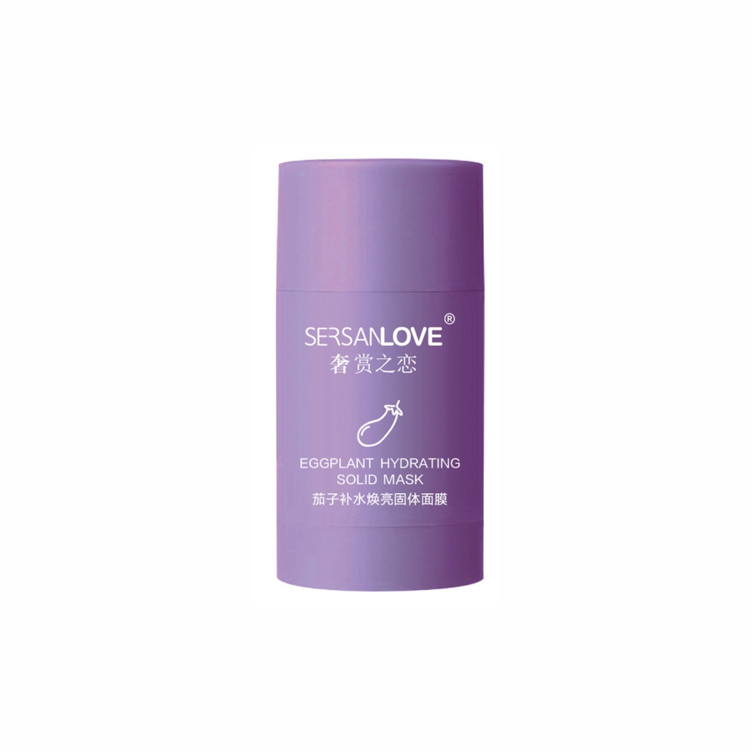 Увлажняющая твердая маска для лица с экстрактом баклажана Sersanlove Eggplant Hydrating Solid Mask - фото 1 - id-p1579613238