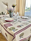 Скатертина гобеленова Limaso "Лаванда" 137 х 240см., фото 2